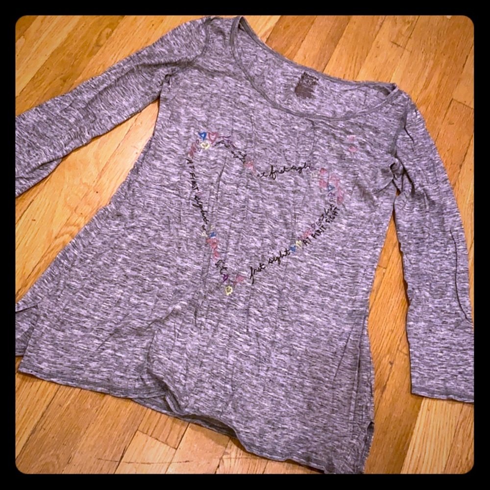 Express gray night gown